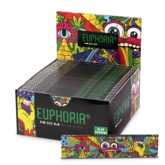 Euphoria Hârtii de rulat Kingsize Slim Vibrant, 32 de hârtii