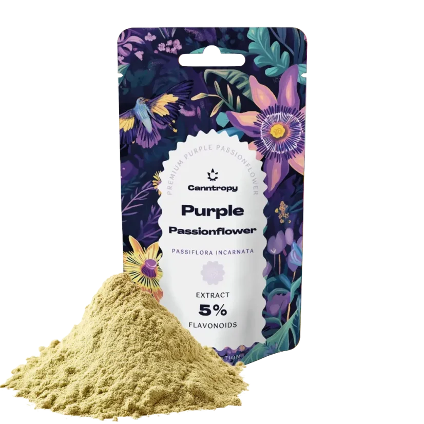 Canntropy Purple Passionflower (Passiflora incarnata) Extract, 5 % flavonoids,  5 g - 100 g