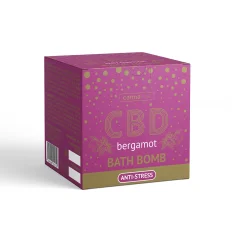 Cannaline CBD antistresová koupelová bomba s bergamotem