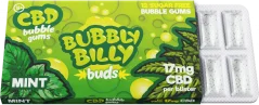 Bubbly Billy Buds Mint Flavoured Chewing Gum (17 mg CBD), 17 g