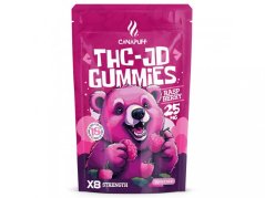CanaPuff THCJD Gummies Zmeură, 5 buc x 25 mg THCJD, 125 mg