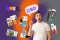 What is CBD - a man points to various CBD products like oils, capsules, gummies and vaporizers, complete with budsforbuddies logo