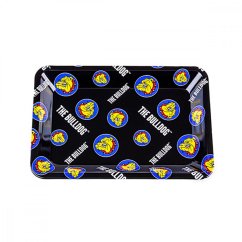 Bulldog Original Metal Rolling Tray Pattern, pieni, 18 cm x 12,5 cm x 1,5 cm