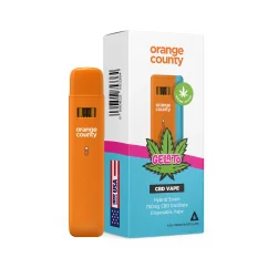 Orange County CBD Pena Vape Sekali Pakai Gelato, 750 mg CBD, 1 ml