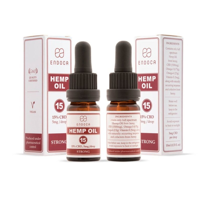 Endoca Hamppuöljy 4500 mg CBD (15%), 30 ml