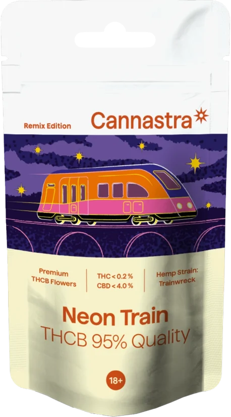 Cannastra THCB Flower Neon Train, THCB 95% laatua, 1g - 100g