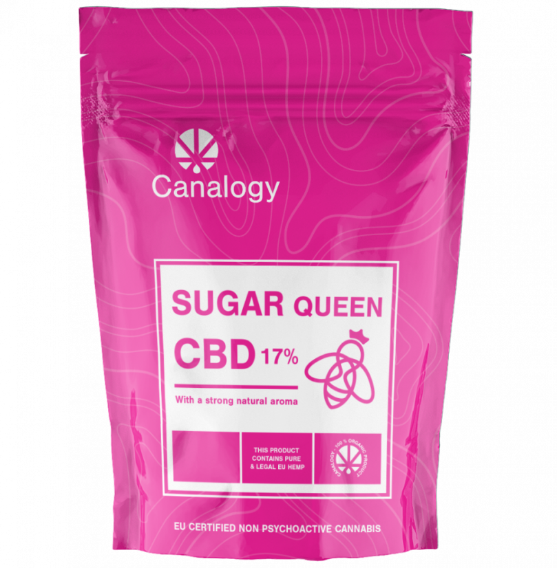 Canalogy CBD Konopljin cvet sladkorna kraljica 17%, 1 g - 1000 g