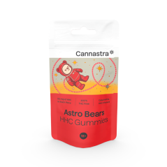Cannastra HHC Astro Bears Cola Gummies, 125-1250 mg HHC, 5-50 ks x 25 mg