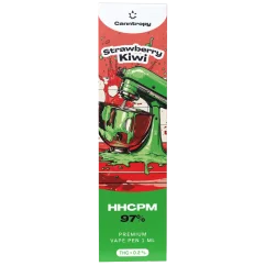 Canntropy HHCPM Vape Pen Strawberry Kiwi, HHCPM 97% calitate, 1 ml