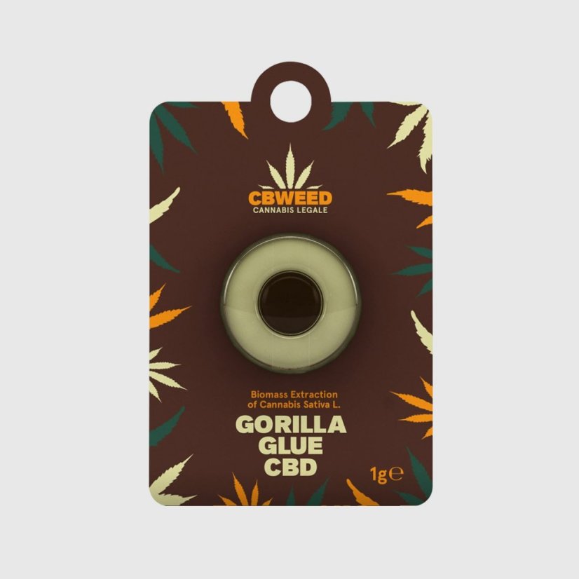 CBWeed Gorila Klijai CBD maiša, 1 g
