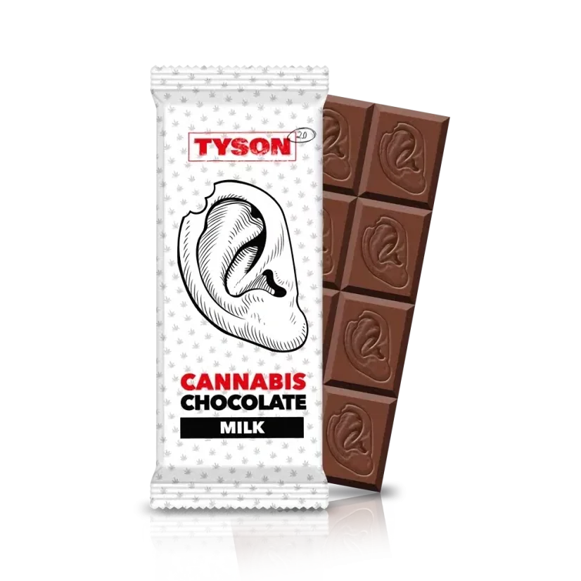 Tyson 2.0 Cannabis Chocolate - maitosuklaa, 100 g