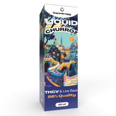 Canntropy Terpenos de resina viva THCV Liquid Churroz, calidad THCV 96%, 10 ml