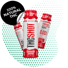 CanaPuff THC SHOT - Truskawka 60 ml (THC 30 mg)