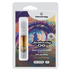 Canntropy THCV Cartridge Jealousy OG levande harts terpener, THCV 96% kvalitet, 1 ml