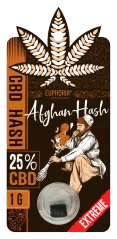 Euphoria Hash CBD afgański 25% CBD 1 g