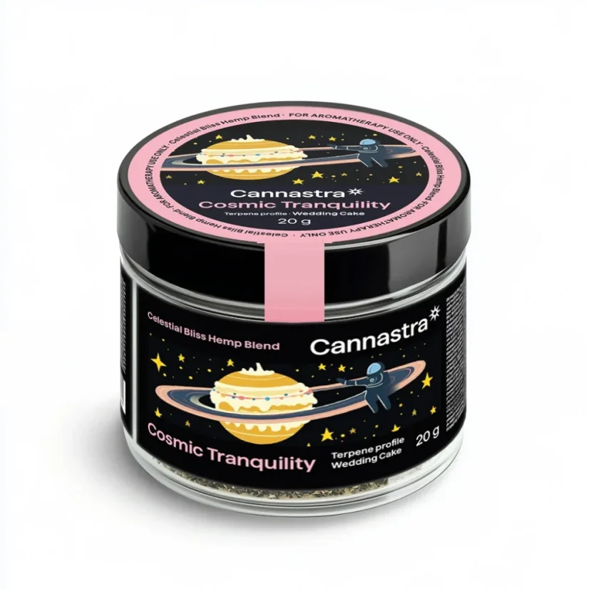 Cannastra Hamppusekoitus - Cosmic Tranquility -jauhetut kukat, hääkakku (20 g)