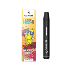 CanaPuff Banana Kush 96% HHCO - Jetable vape pen, 1 ml