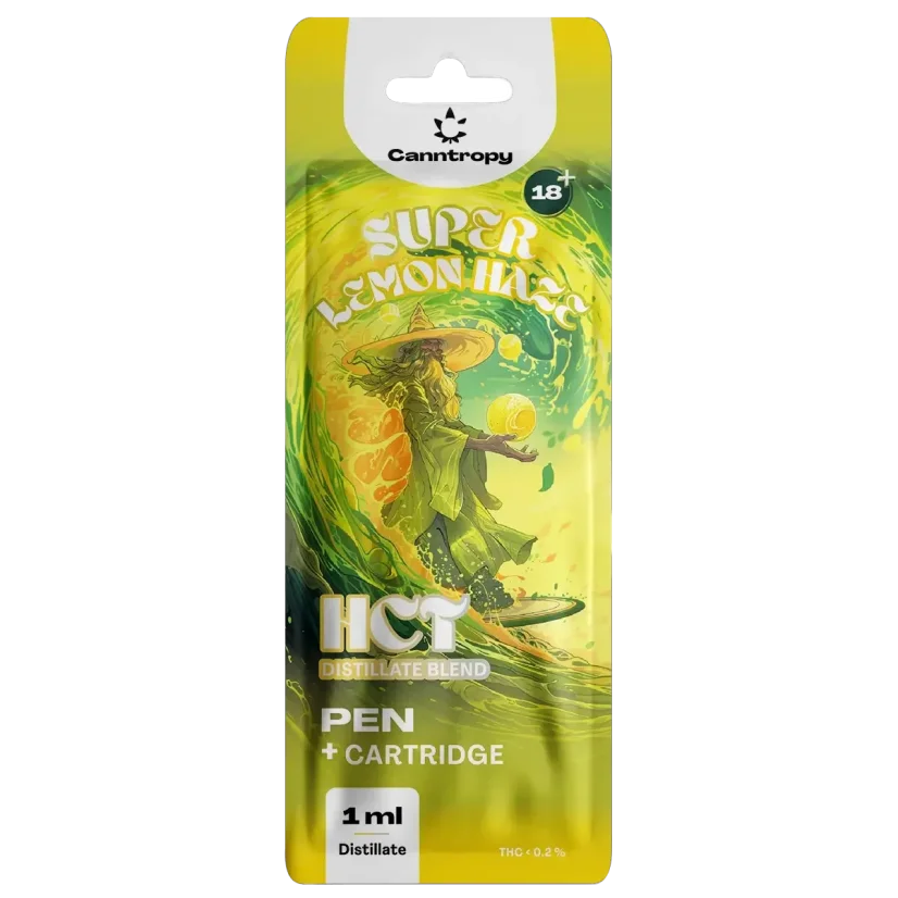 Canntropy HCT Pen + Cartridge Super Lemon Haze, HCT 10 %, 1 ml