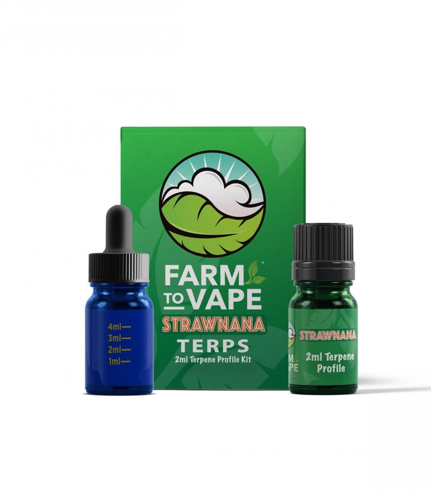 elfbar elfa master akku Farm to Vape natürliche Terpene Strawnana, (2 ml)