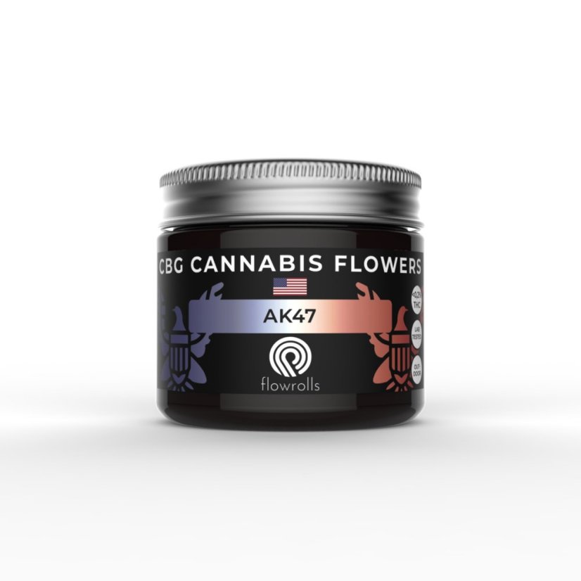 Flowrolls CBG kukka AK47 amerikkalainen Kasvihuone, 1g - 10g