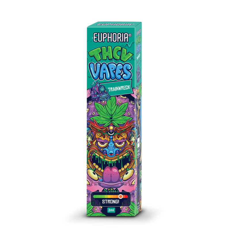 Euphoria THCV Disposable Vape Pen Trainwreck, 98% THCV 2 ml