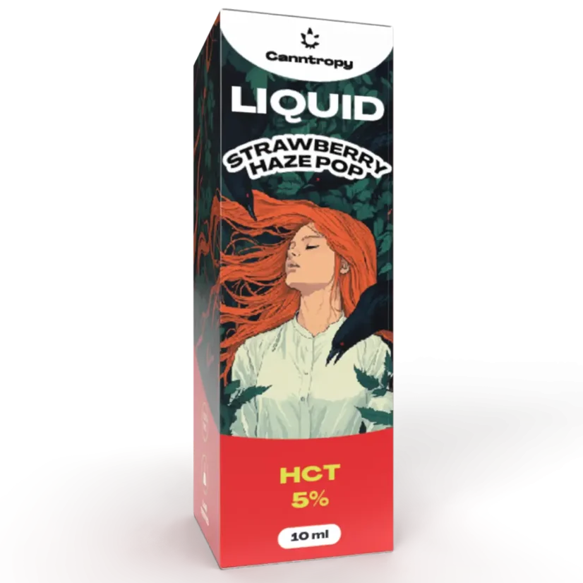 Canntropy HCT Liquid Strawberry Haze Pop, HCT 5 %, 10 ml
