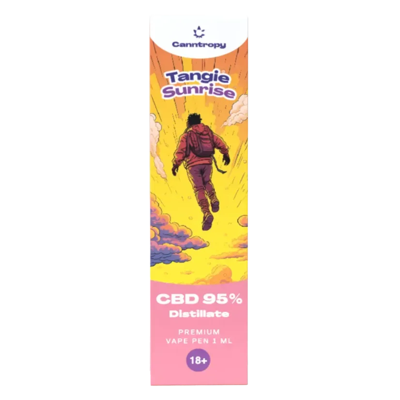 Canntropy CBD jednorazové vape pero Tangie Sunrise, CBD 95 %, 1 ml