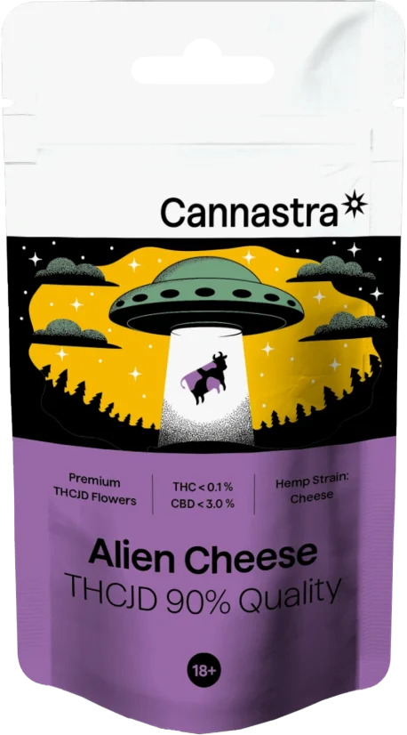 Cannastra Brânză THCJD Flower Alien, THCJD 90% calitate, 1g - 100 g