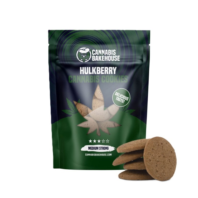 Cannabis Bakehouse Hulkberry Cannabis Cookies, 100 g