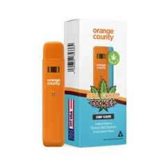 Orange County CBD Disposable Vape Pen Girl Scout Cookies, 750 mg CBD, 1 ml