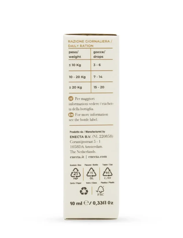 * Enecta CBD konopný olej pre zvieratá 5%, 500 mg, 10 ml