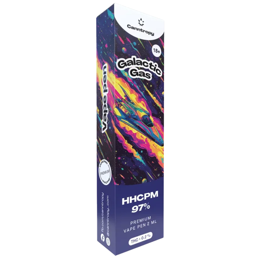 Canntropy HHCPM Vape Pen Galactic Gas, HHCPM 97% calitate, 2 ml
