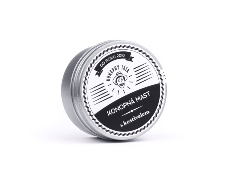 Konopny Tata Hamppuvoide Comfreyn kanssa, 90 mg CBD, 80 ml