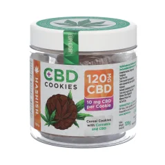Euphoria CBD sušenky Hashish, 12 ks, 120 mg CBD