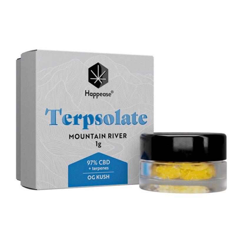 Happease - Extrakt Mountain River Terpsolát, 97% CBD, 1 g