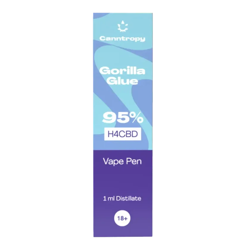 Canntropy H4CBD Vape rašiklis Gorilos klijai 95%, 1 ml