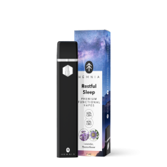 Hemnia Premium Functional Vape Pen Sueño reparador – 40 % CBD, 60 % CBN, Lavanda, Pasiflora, 1 ml