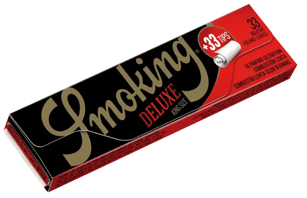 Smoking Paper Deluxe Slim King Size Rolling Papers + Filters