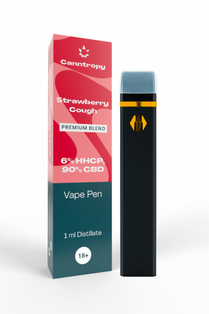 elfbar elfa kaufen Canntropy HHCPO Blend Vape Pen Strawberry Cough, HHCP 6 %, CBD 90 %, 1 ml