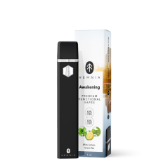 Hemnia Premium Functional Vape Pen Awakening -  60 % CBG, 40 % CBD, lemon, mint, green tea, 1 ml