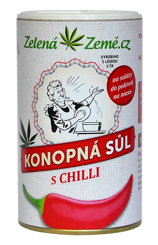 Zelena Zeme Hamppusuolaa chilillä, 165 g