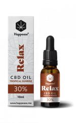Happease Relax CBD Oil Tropical Sunrise, 30% CBD, 3000 mg, 10 ml