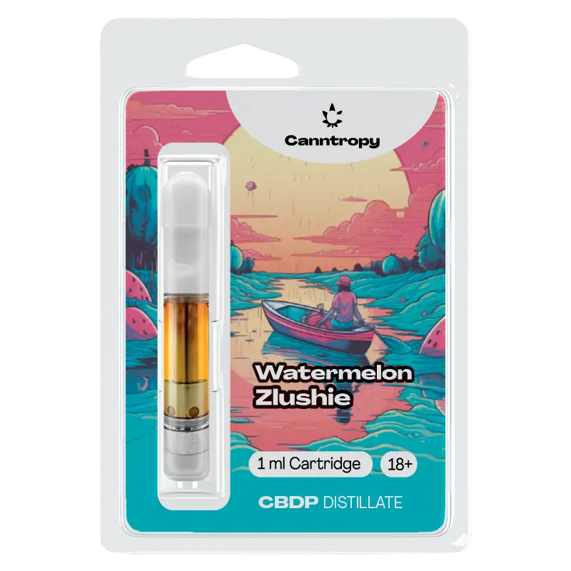 Canntropy CBDP-patruuna Watermelon Zlushie, CBDP 88% laatua, 1 ml