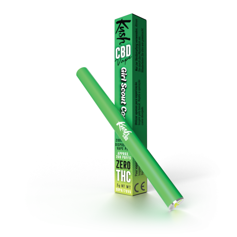Kush CBD Vape ペン - ガールスカウトクッキー、200mg CBD