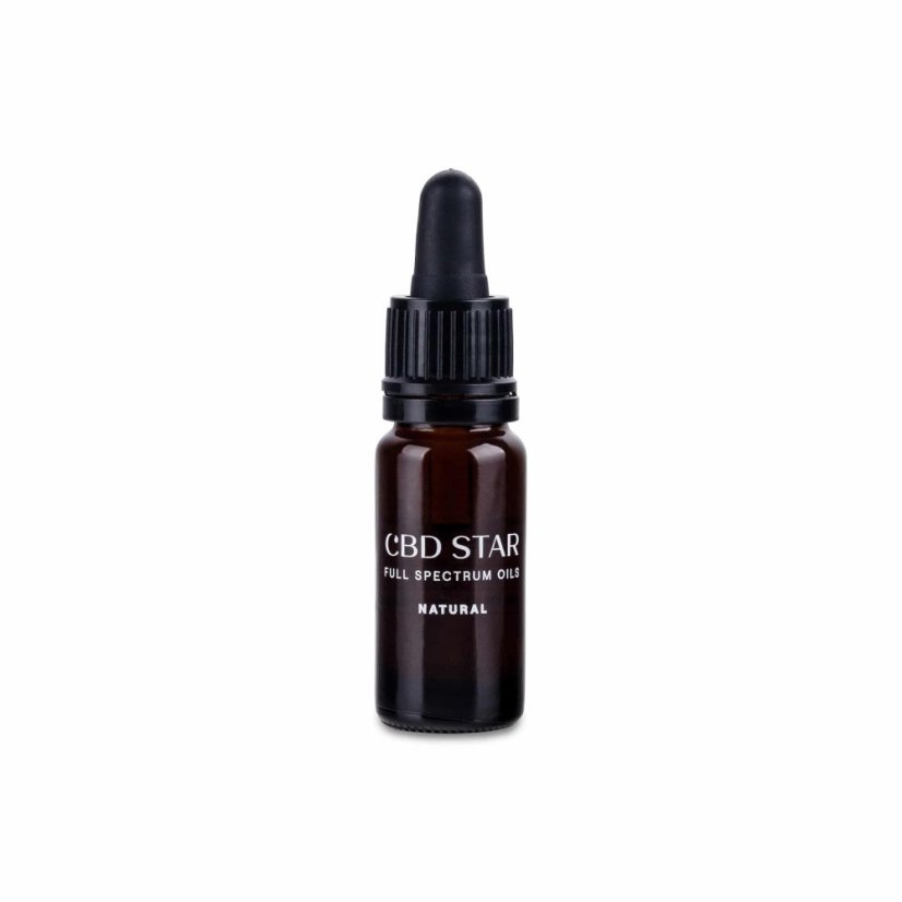 CBD Star Konopný CBD olej NATURAL 10%, 10 ml, 1000 mg