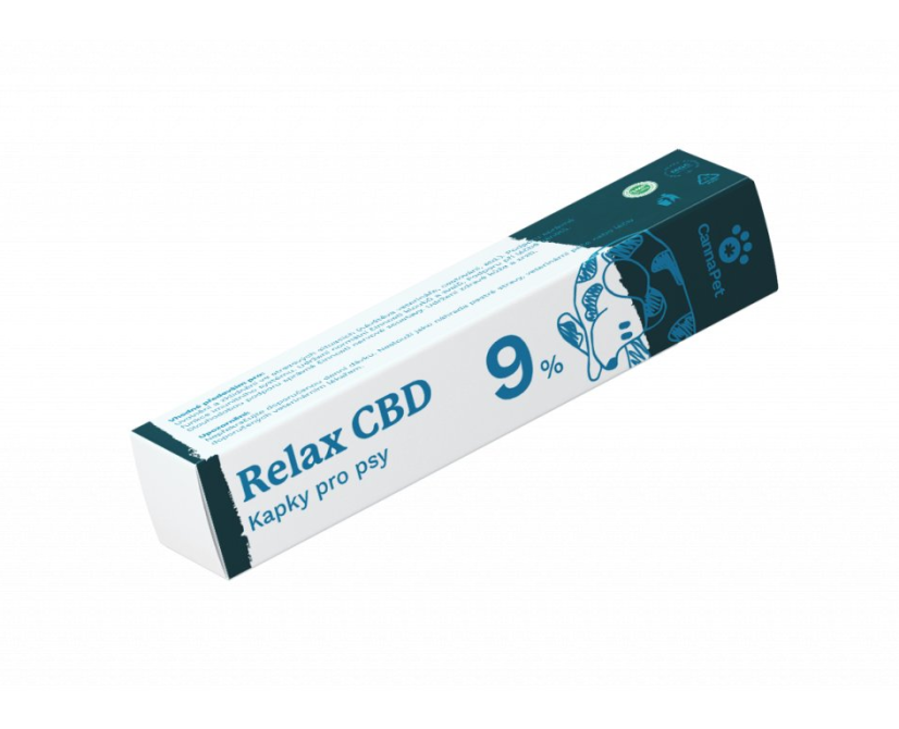 CannaPet Relax CBD 9 % Tipat koirille, 7 ml, 630 mg