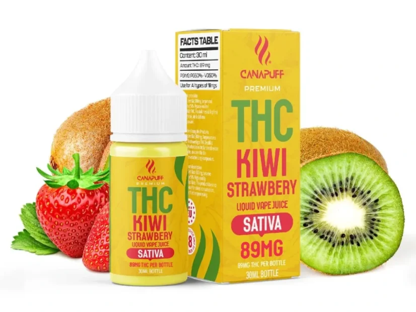 weed liquid vape CanaPuff THC+ liquid OG Kush, 89 mg, 30 ml