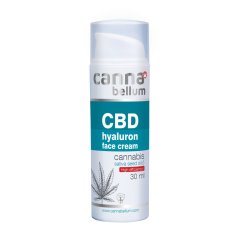 Cannabellum Crema facial con hialurón y CBD, 30 ml