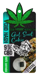 Euphoria CBD Hash 9 % Girl Scout Cookie 1 g