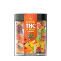 CanaPuff THC+ Gummies Orange, THC menej ako 0,2 %, 10 - 50 ks